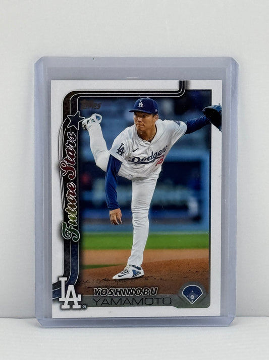 2025 Topps Series 1 #231 Yoshinobu Yamamoto Future Stars Los Angeles Dodgers