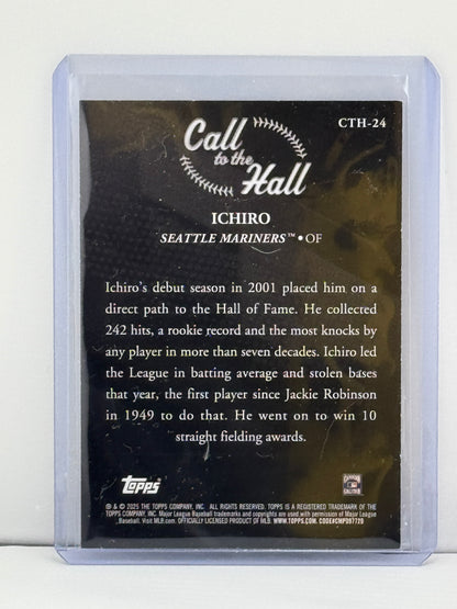 2025 Topps #CTH-24 Ichiro Call to the Hall