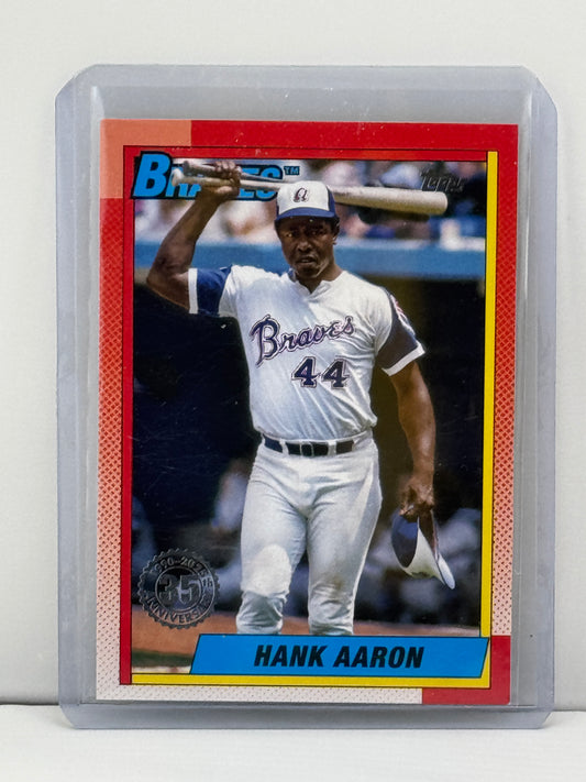 2025 Topps #T90-14 Hank Aaron 35 aniversario