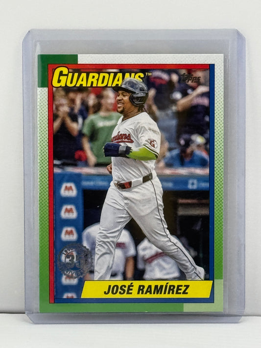 2025 Topps #T90-51 José Ramírez 35 Aniversario