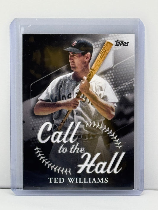 2025 Topps #CTH-7 Ted Williams Llamado al Salón de la Fama