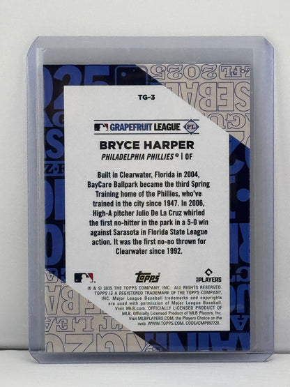 2025 Topps #TG-3 Bryce Harper Grapefruit League