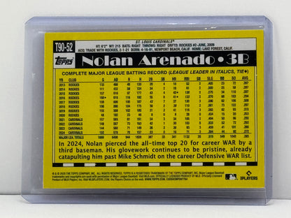2025 Topps #T90-52 Nolan Arenado 35 Anniversary