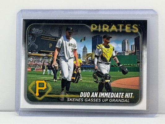 2024 Topps #US160 Paul Skenes Asmani Grandal Combos de veteranos