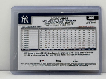 2025 Topps Series 1 #300 Aaron Judge