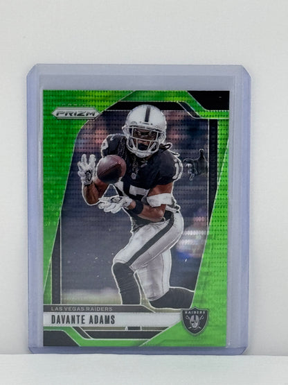 2024 Prizm #150 Davante Adams Neon Green Pulsar Prizm