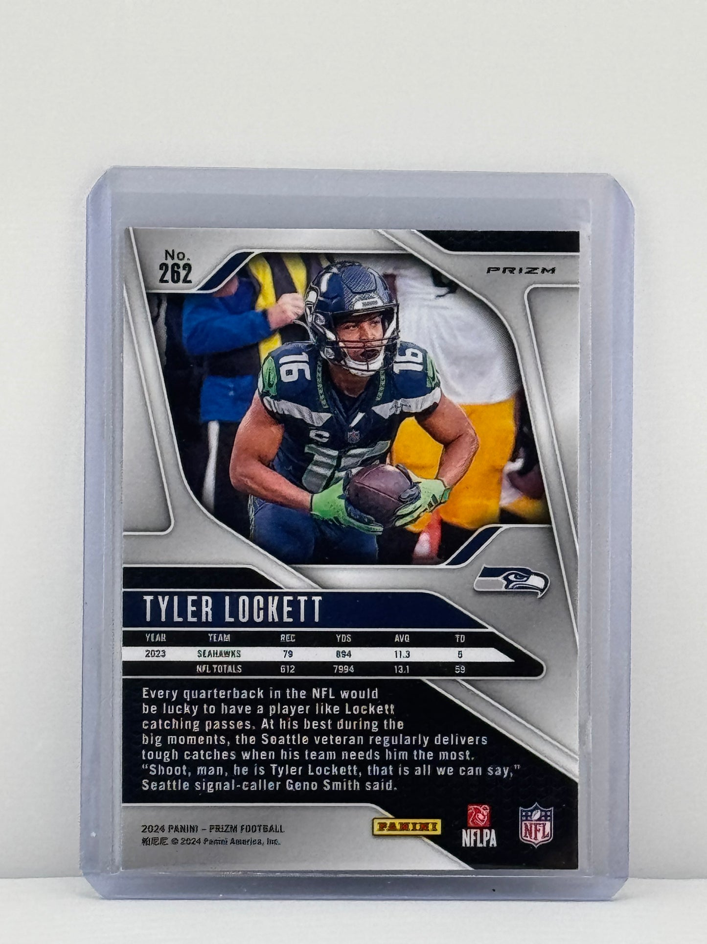 Prizm n.° 262 Tyler Lockett Silver Prizm 2024