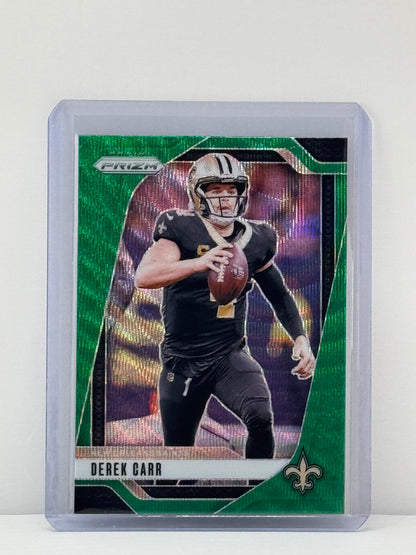 2024 Prizm #203 Derek Carr Green Wave Prizm