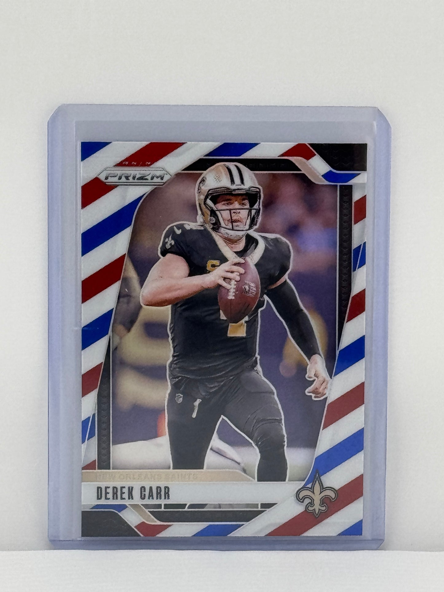 2024 Prizm #203 Derek Carr Red White Blue Prizm
