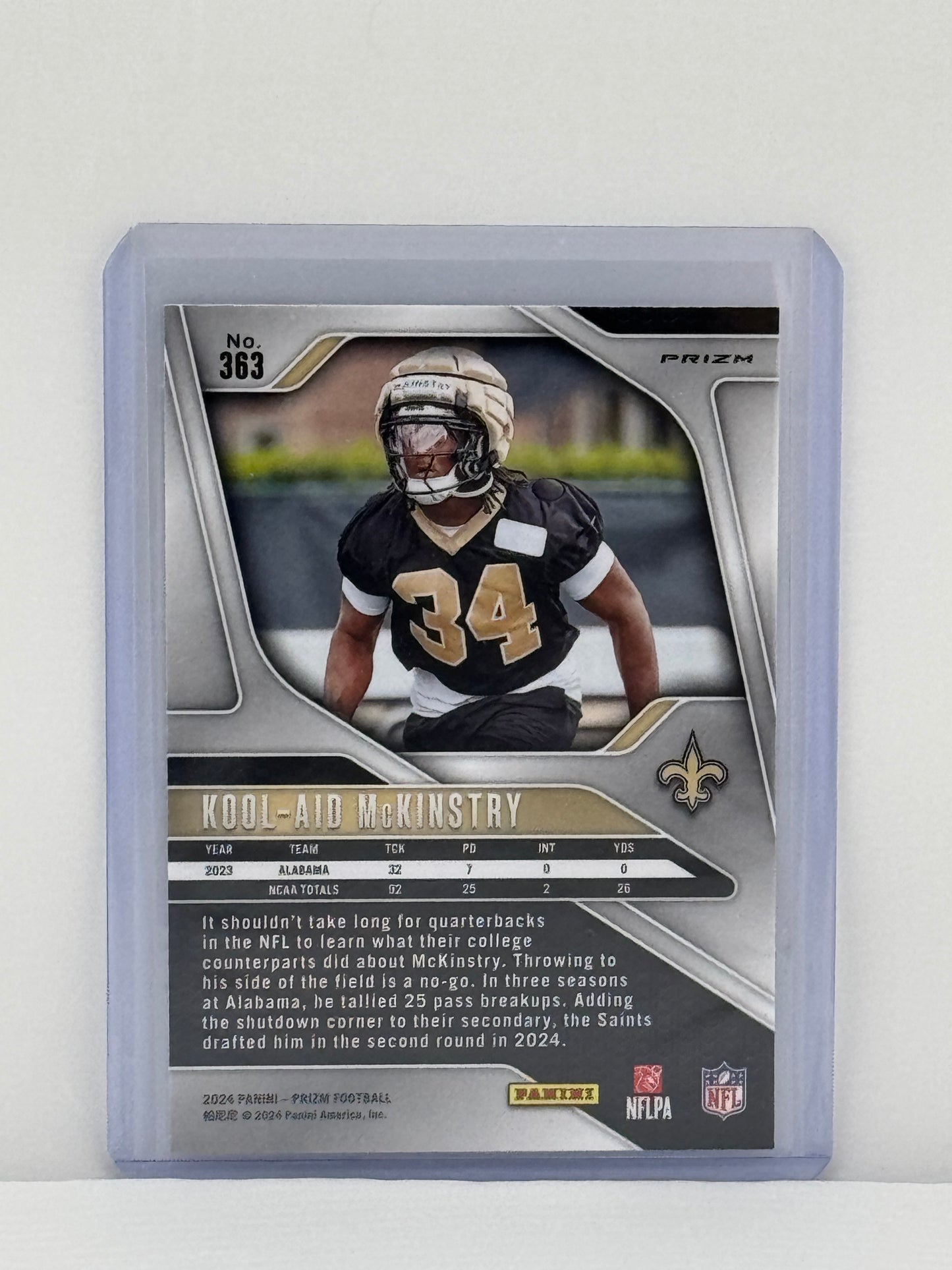 2024 Prizm #363 Kool-Aid McKinstry Silver Prizm
