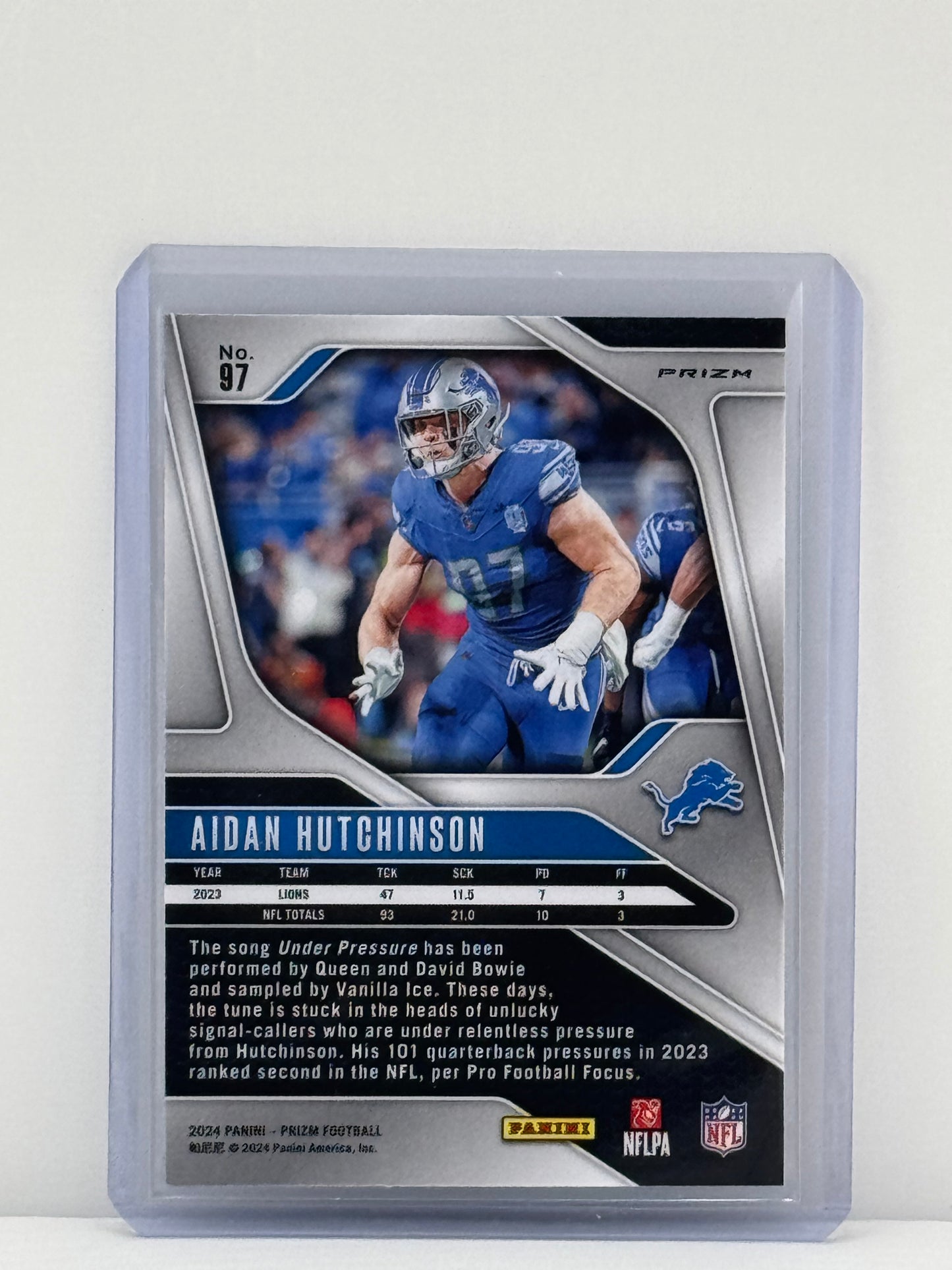 2024 Prizm #97 Aidan Hutchinson Silver Prizm