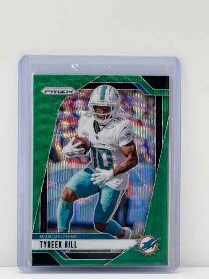 2024 Prizm #177 Tyreek Hill Green Wave Prizm