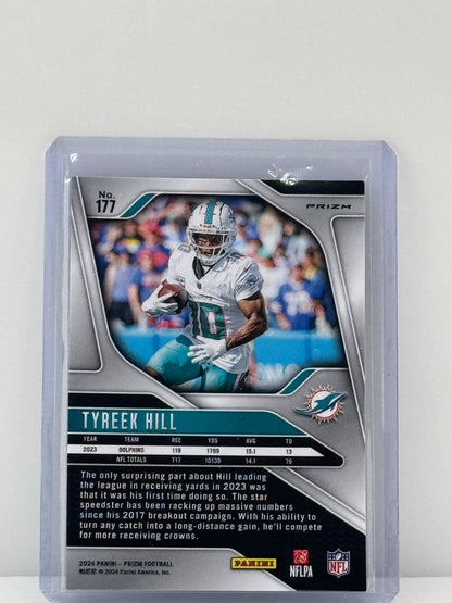 2024 Prizm #177 Tyreek Hill Green Wave Prizm