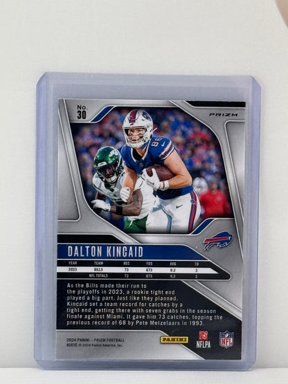 2024 Prizm #30 Dalton Kincaid Green Wave Prizm