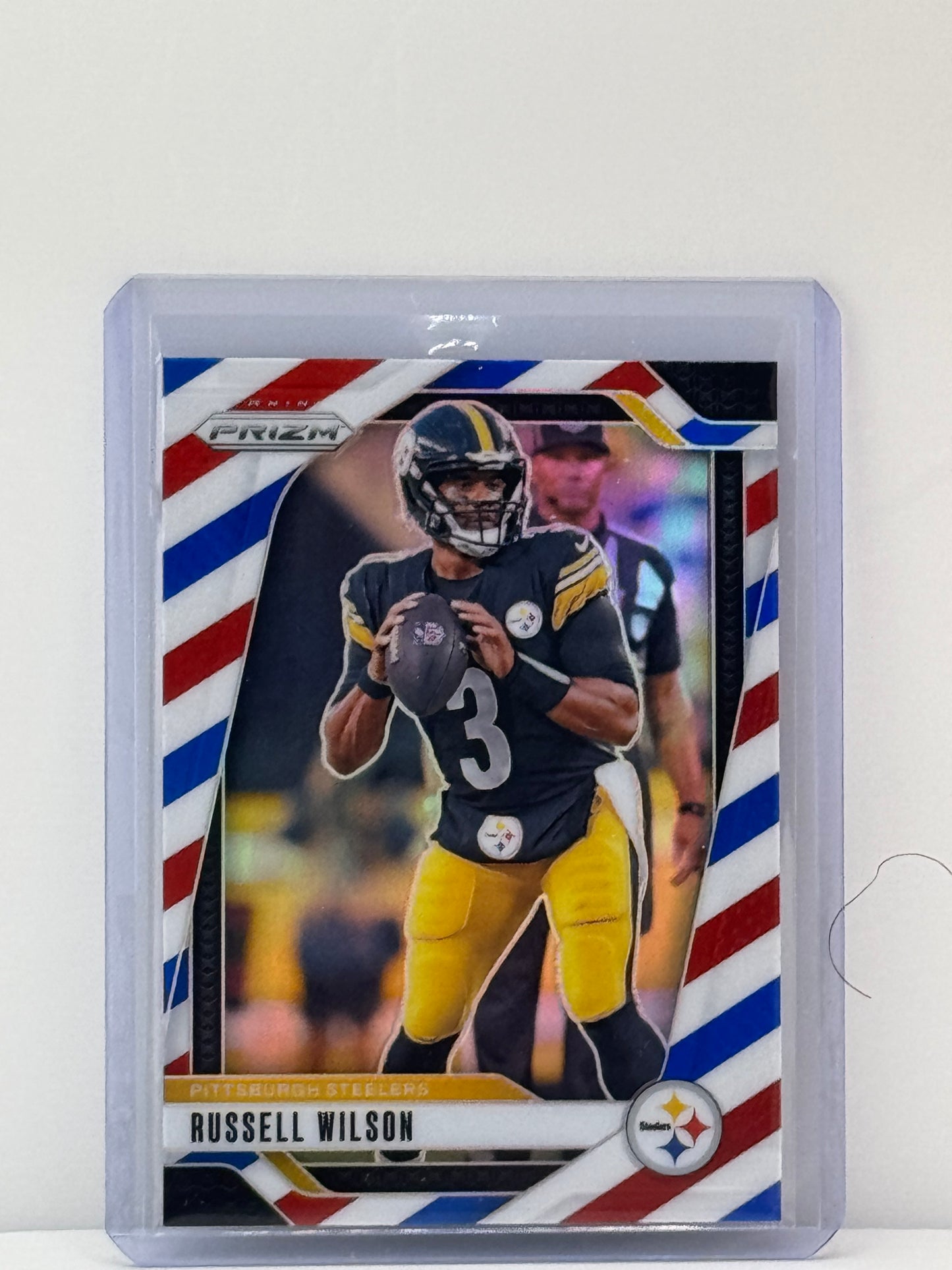 2024 Prizm #240 Russell Wilson Red White Blue Prizm