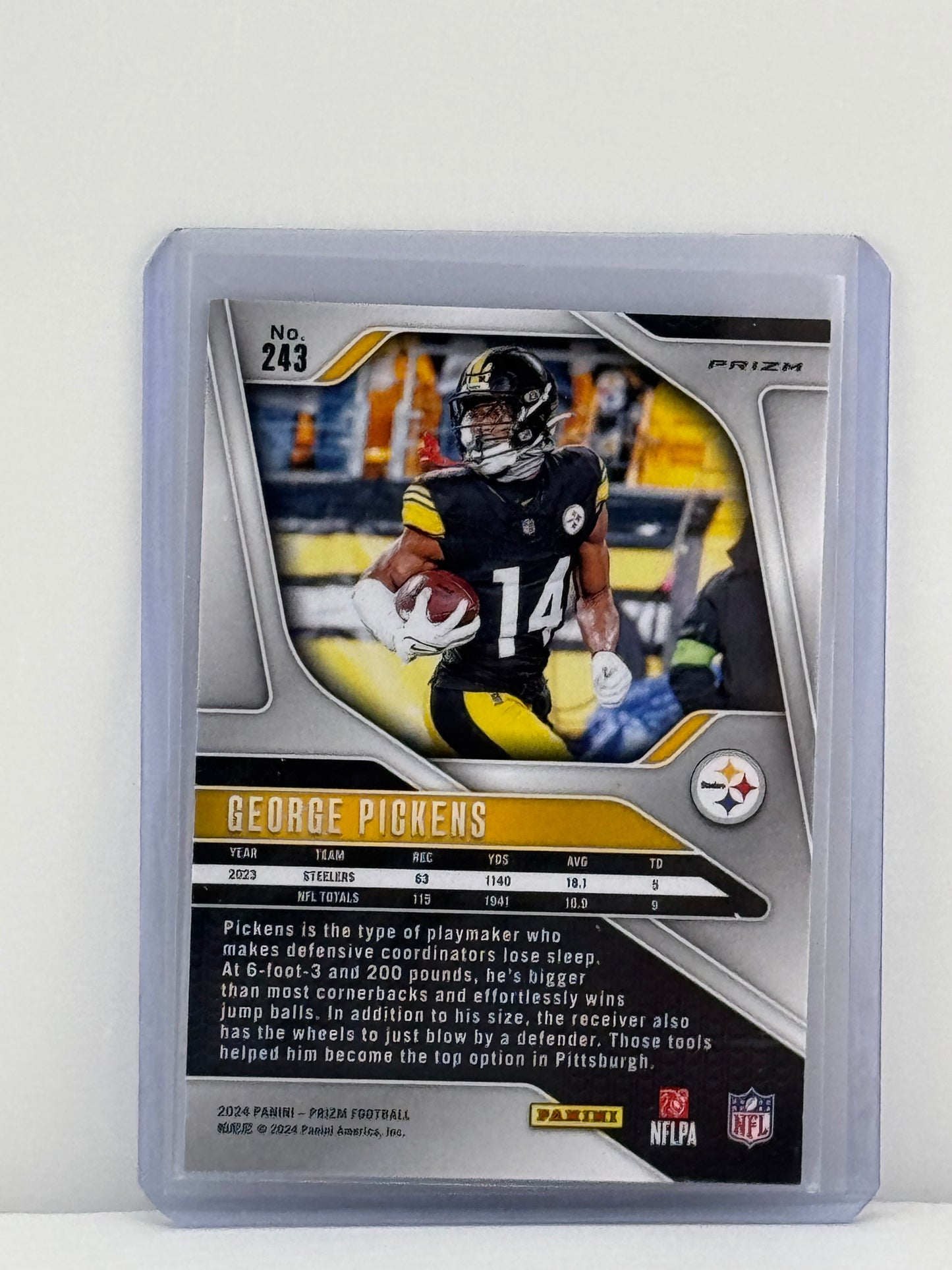 2024 Prizm #243 George Pickens Silver Prizm