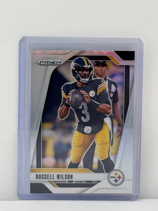 2024 Prizm #240 Russell Wilson Silver Prizm Pittsburgh Steelers