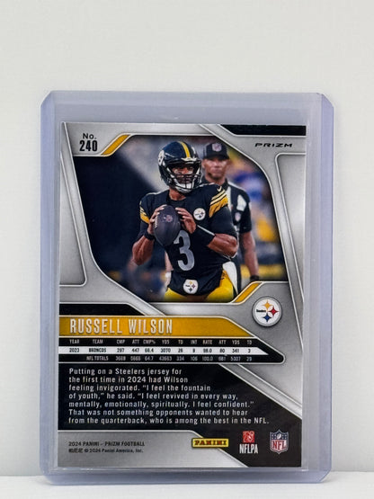2024 Prizm #240 Russell Wilson Silver Prizm