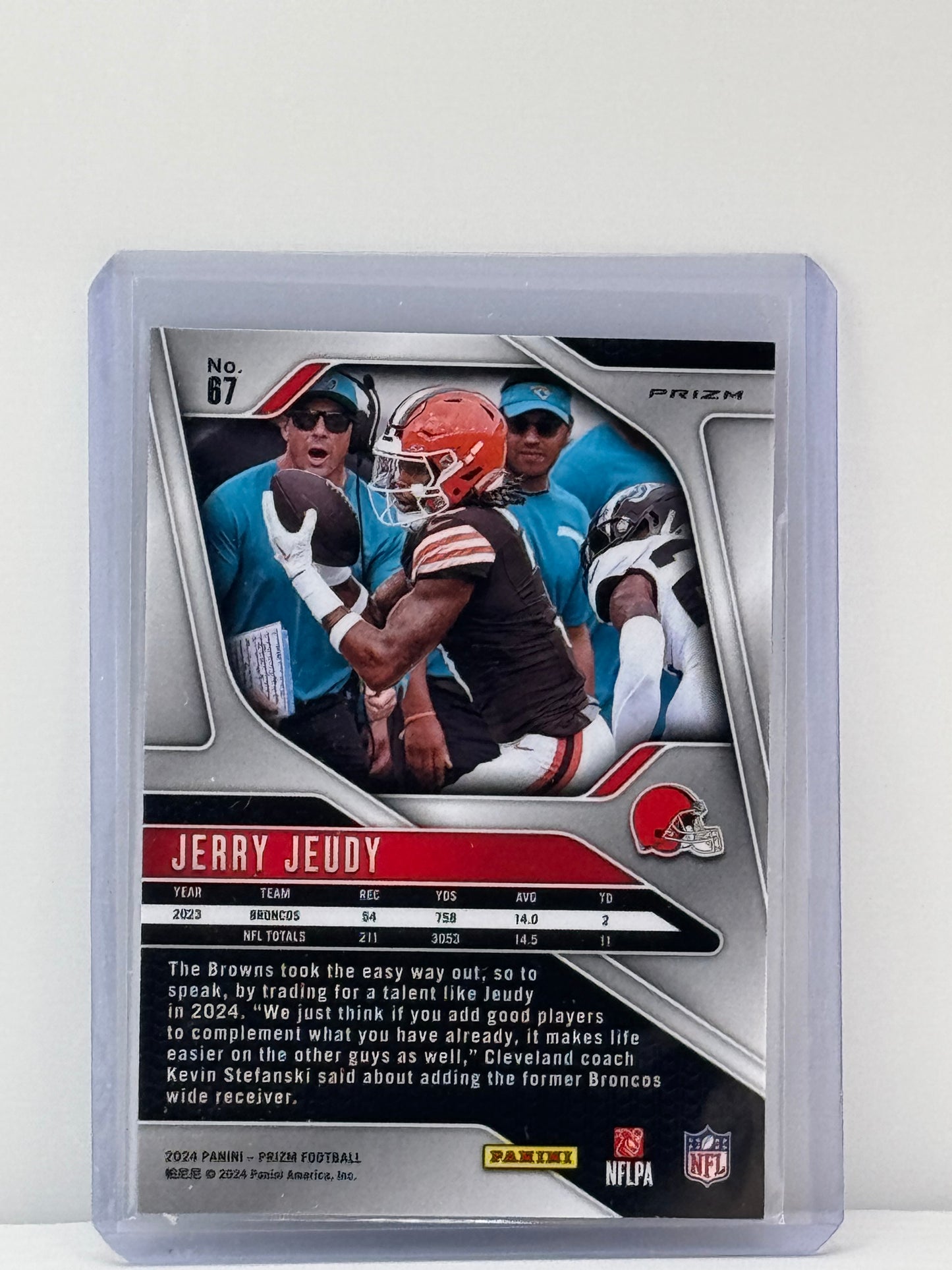 2024 Prizm #67 Jerry Jeudy Silver Prizm
