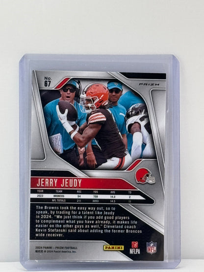 2024 Prizm #67 Jerry Jeudy Silver Prizm