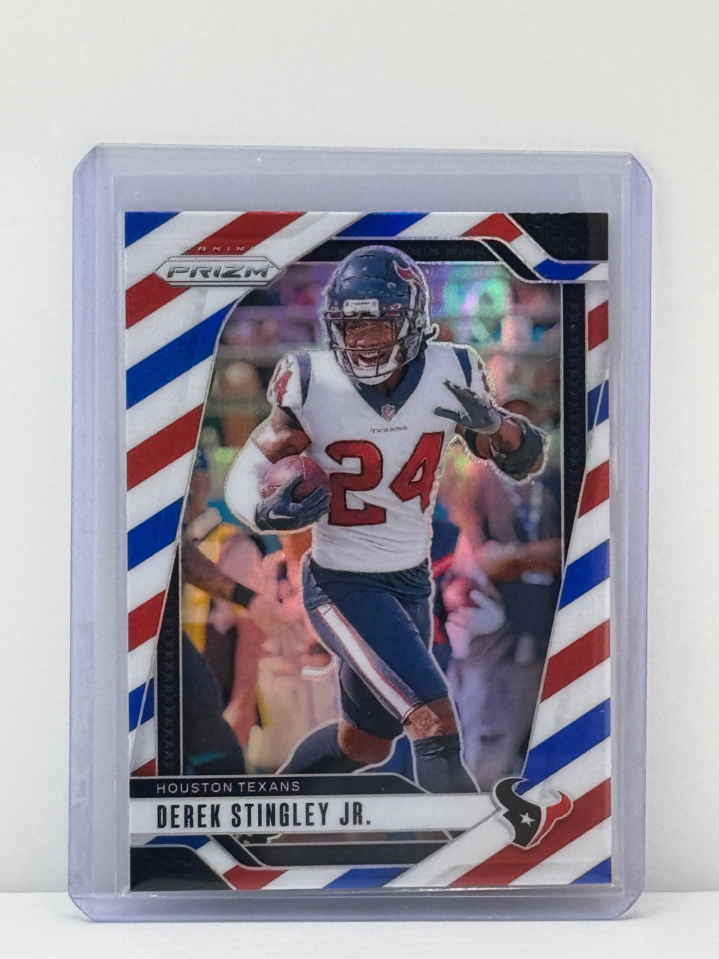 2024 Prizm #119 Derek Stingley Jr. Red White Blue Prizm