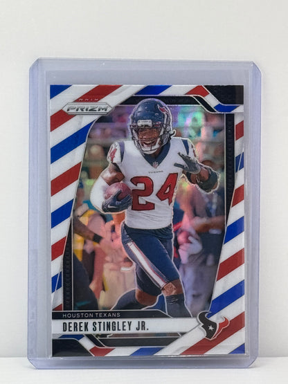 2024 Prizm #119 Derek Stingley Jr. Red White Blue Prizm
