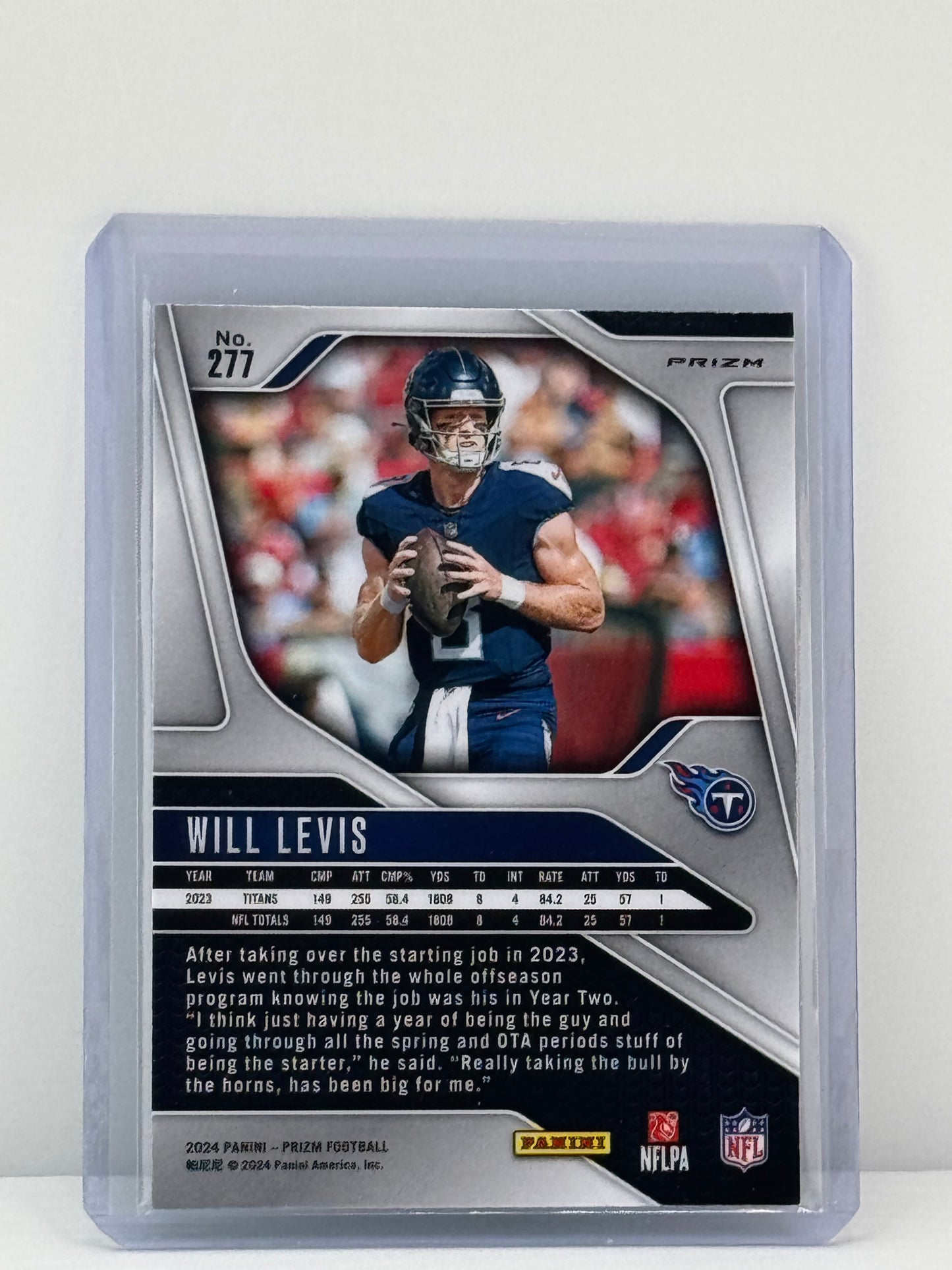 2024 Prizm #277 Will Levis Neon Green Pulsar Prizm