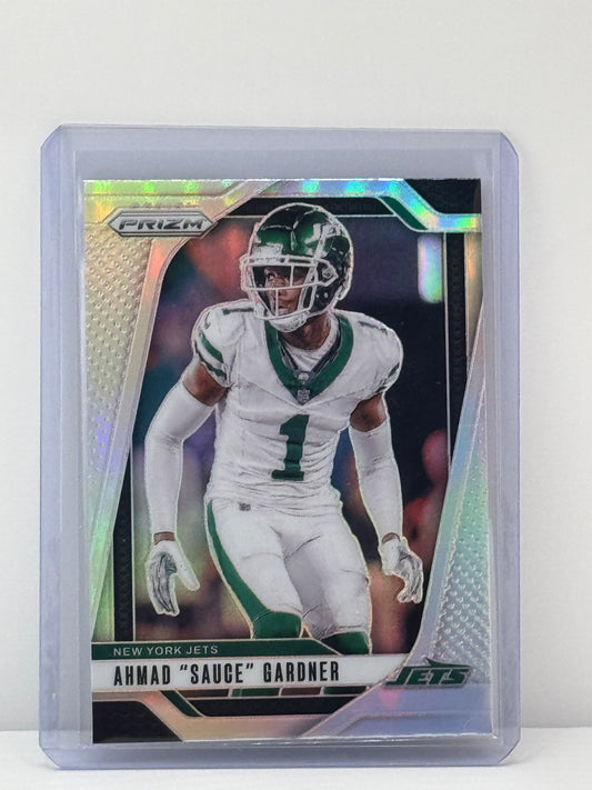 2024 Prizm #226 Ahmad Sauce Gardner Silver Prizm New York Jets