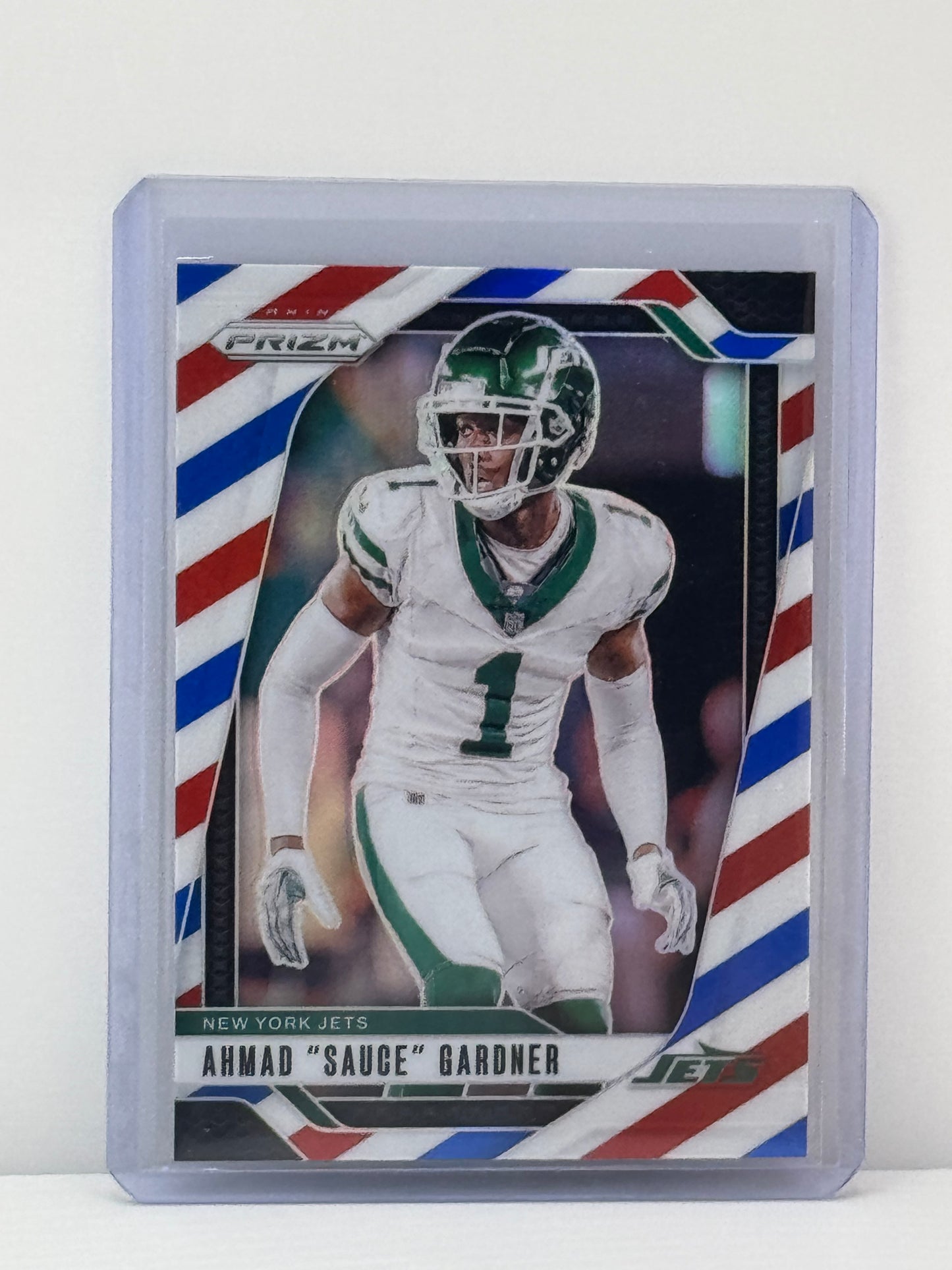2024 Prizm #226 Ahmad Sauce Gardner Red White Blue Prizm