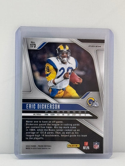 2024 Prizm #173 Eric Dickerson Neon Green Pulsar Prizm