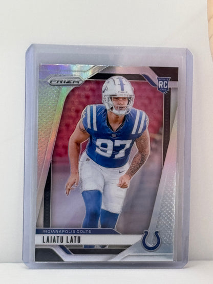 2024 Prizm #366 Laiatu Latu Silver Prizm
