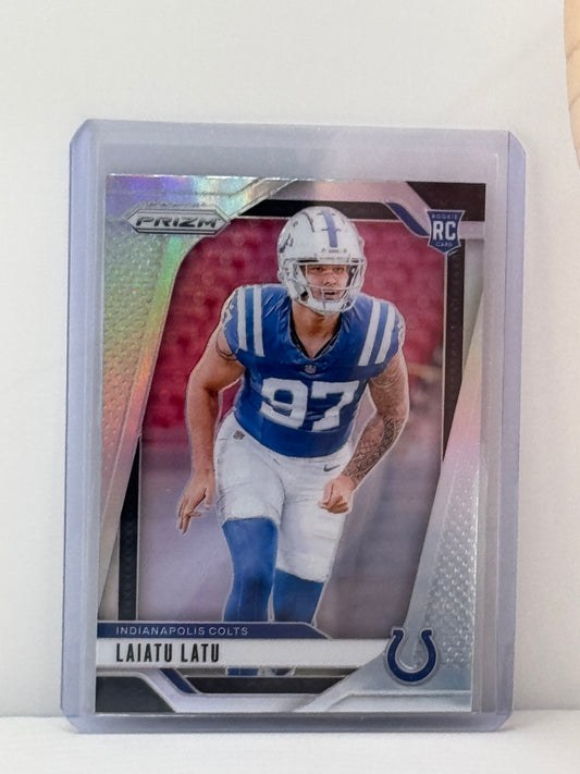 2024 Prizm #366 Laiatu Latu Silver Prizm Indianapolis Colts