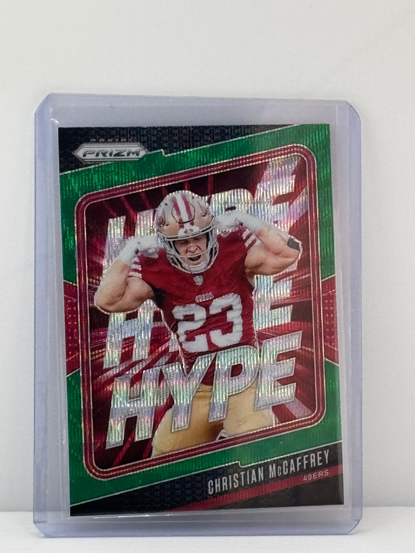 2024 Prizm #5 Christian McCaffrey Hype Green Wave Prizm