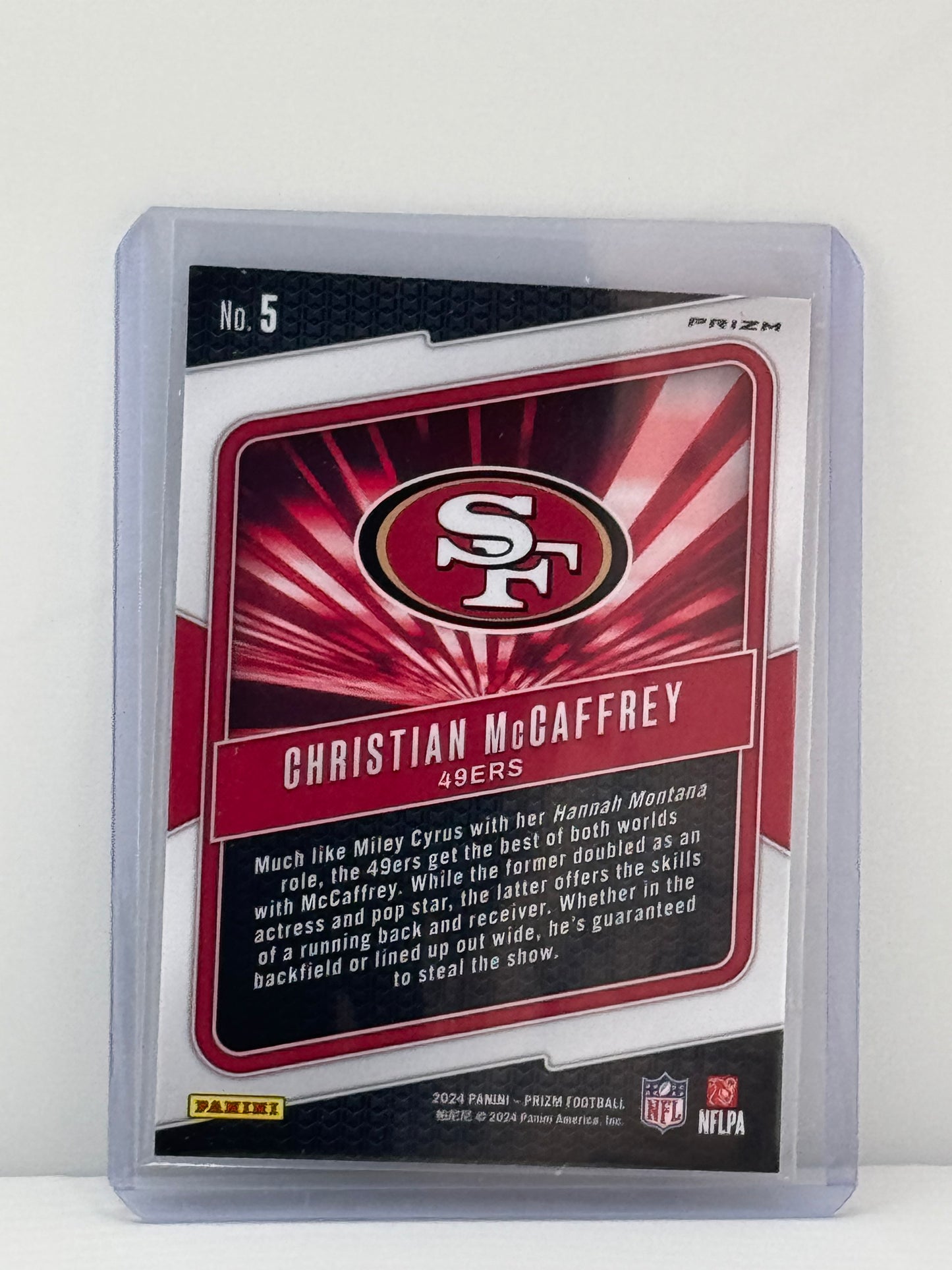 2024 Prizm #5 Christian McCaffrey Hype Green Wave Prizm