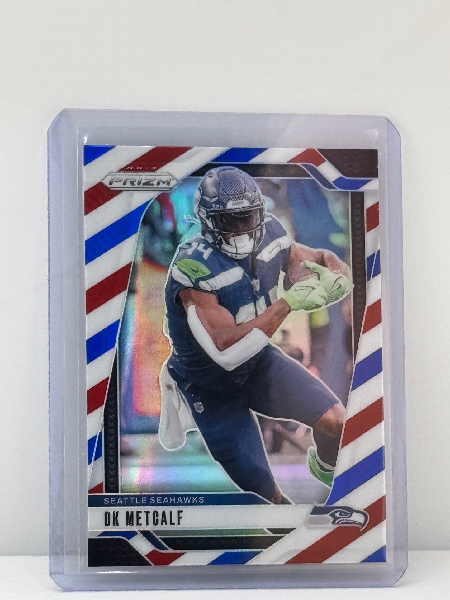 2024 Prizm #261 DK Metcalf Red White Blue Prizm