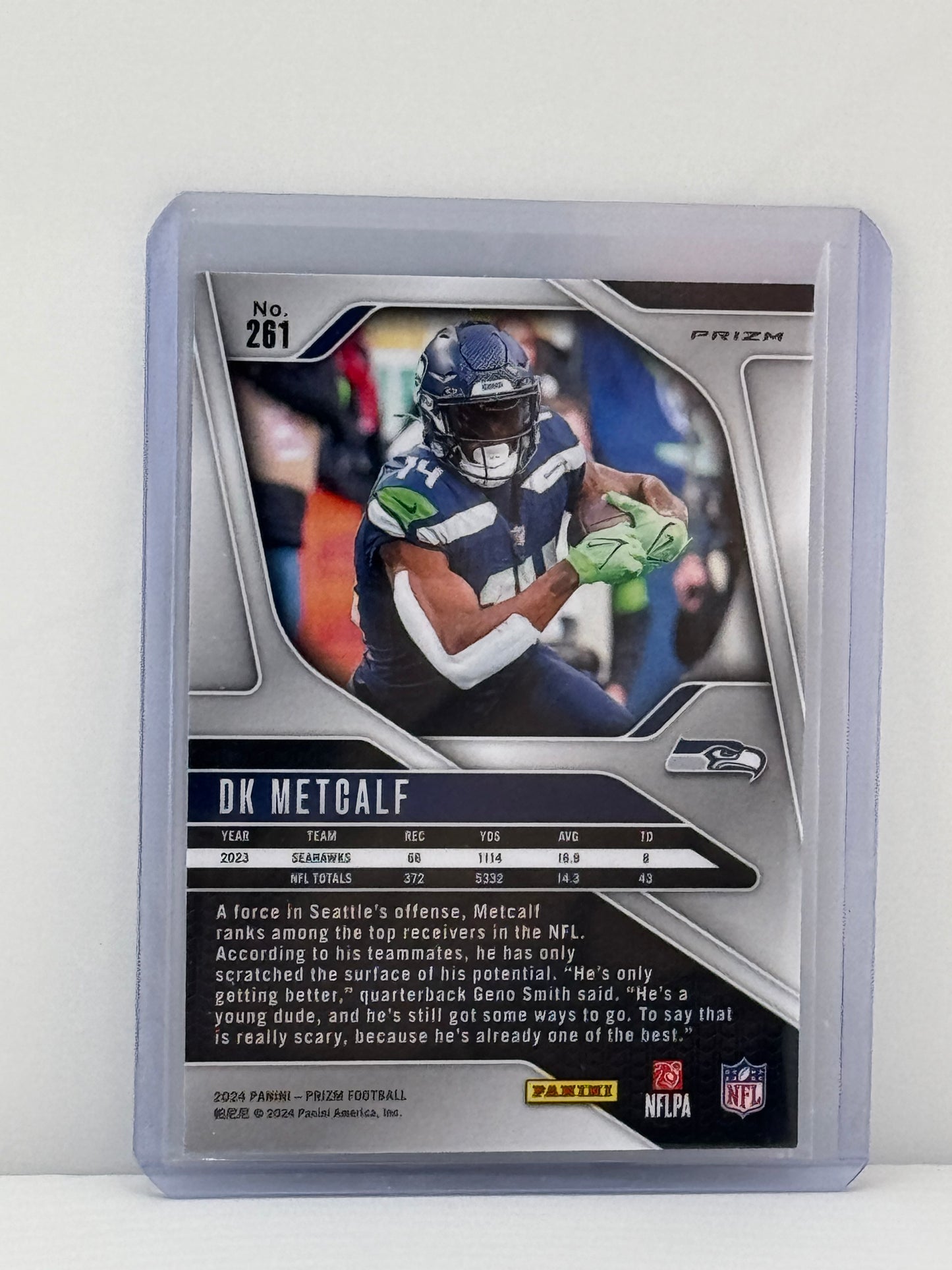 2024 Prizm #261 DK Metcalf Red White Blue Prizm