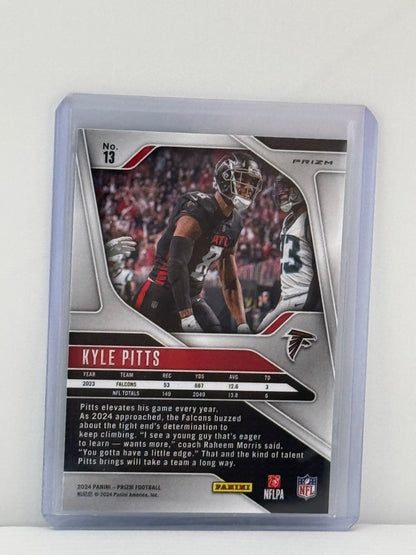 2024 Prizm #13 Kyle Pitts Neon Green Pulsar Prizm