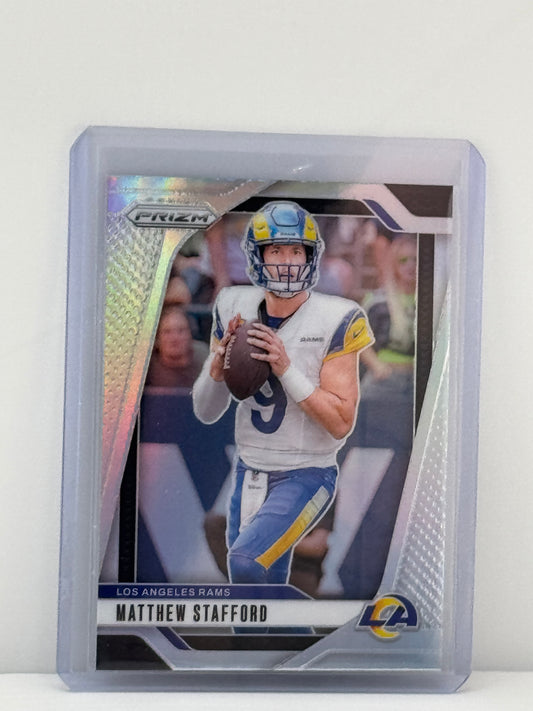 2024 Prizm #166 Matthew Stafford Silver Prizm Los Angeles Rams