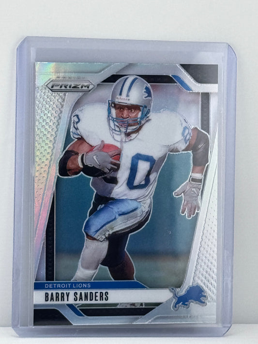 2024 Prizm #99 Barry Sanders Silver Prizm Detroit Lions