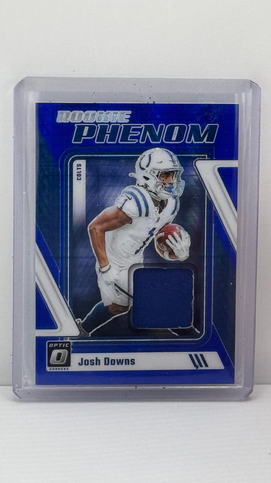 2023 Donruss Optic #RP-JD Josh Downs Rookie Phenom Patch Indianapolis Colts