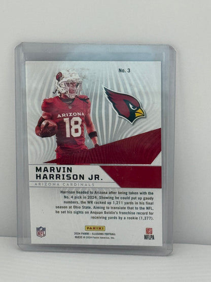 2024 Panini Illusions #3 Marvin Harrison Jr Amazing RC