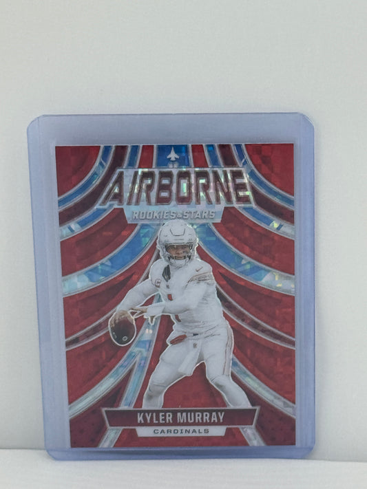 2024 Rookies & Stars #A-KMY Kyler Murray Airborne Red Plaid Arizona Cardinals