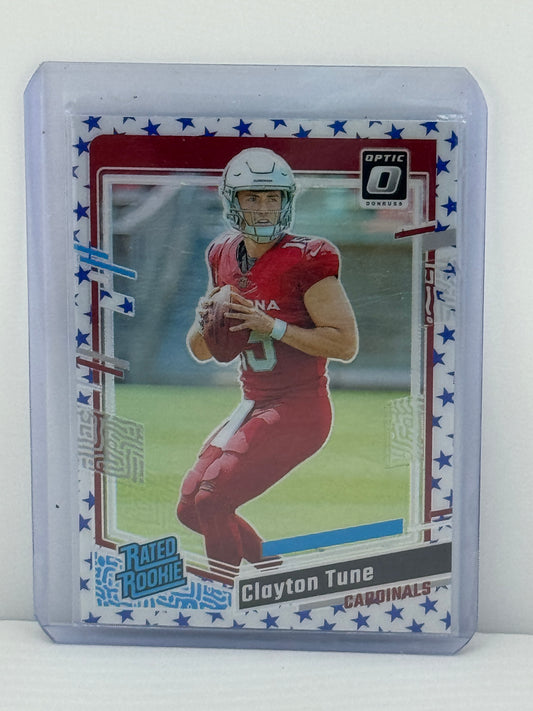 2023 Donruss Optic # 202 Clayton Tune Stars RC Arizona Cardinals