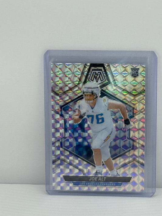 2024 Mosaic #305 Joe Alt Silver Mosaic RC Los Angeles Chargers