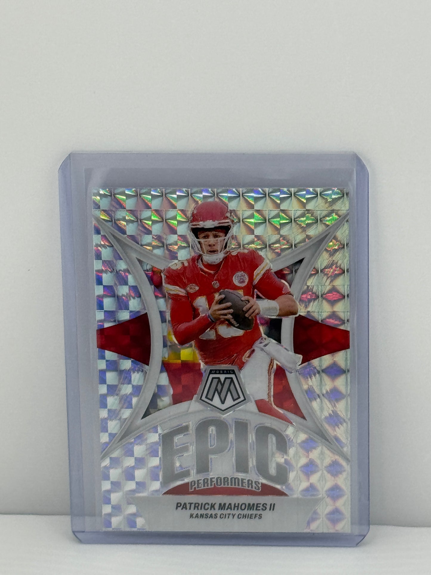 2024 Panini Mosaic #EP-PH Patrick Mahomes III Epic Performers Silver Kansas City Chiefs