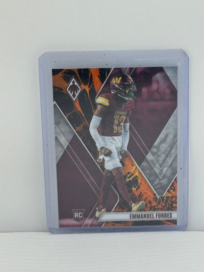 2023 Panini Phoenix #147 Emmanuel Forbes 137/175 RC Washington Commanders