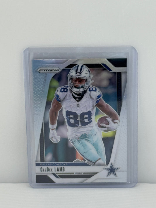 2024 Panini Prizm #75 Ceedee Lamb Silver Prizm Dallas Cowboys