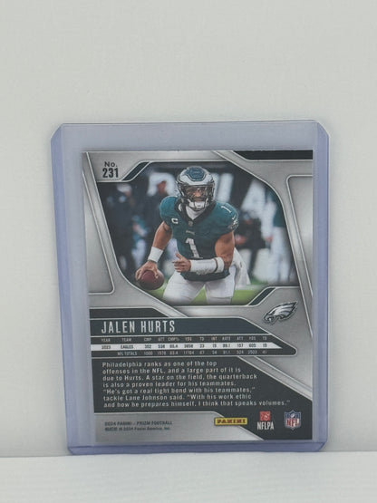 2024 Panini Prizm #231 Jalen Hurts Philadelphia Eagles