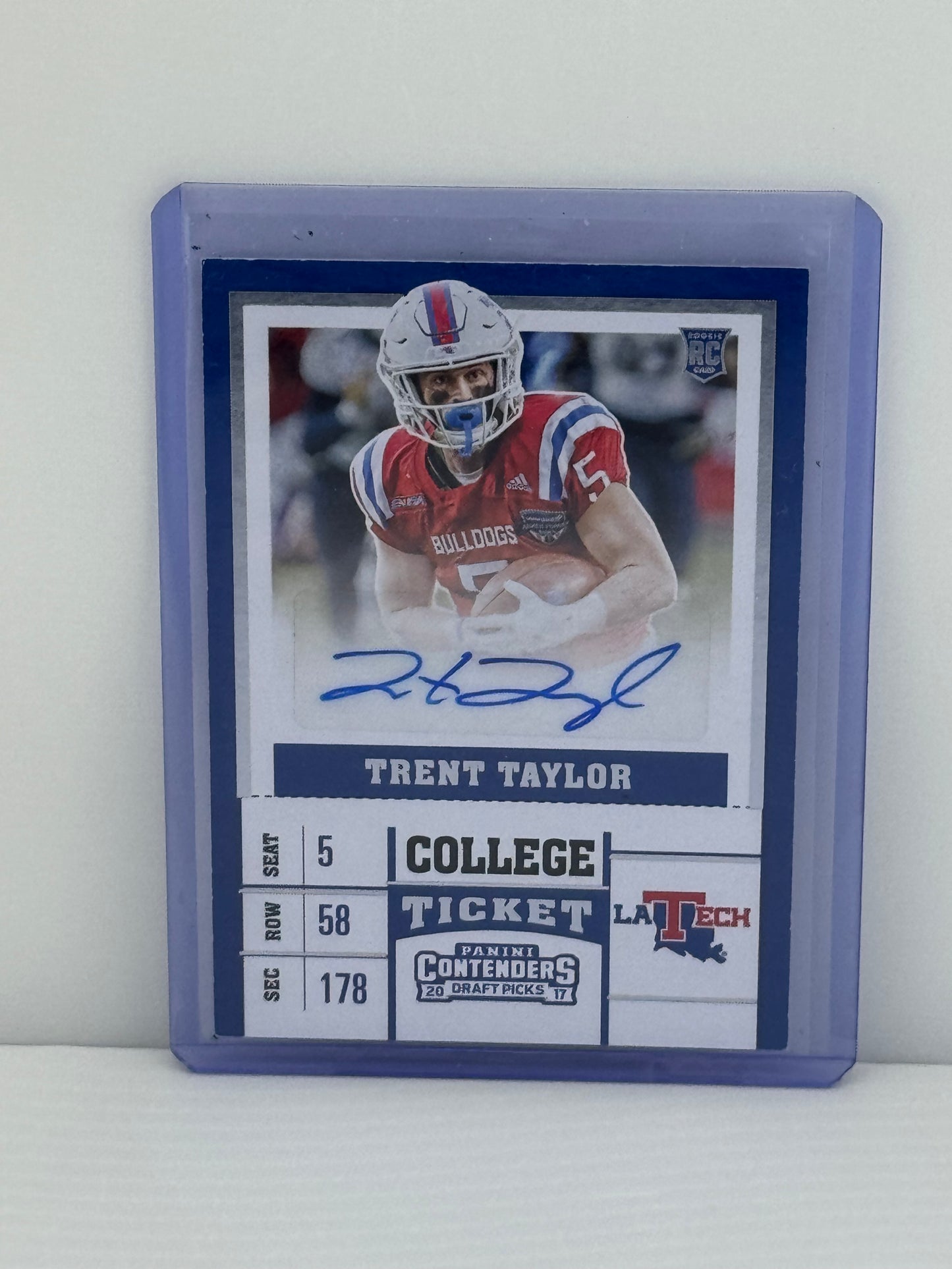 2017 Panini Contenders Draft Picks #258 Trent Taylor College Ticket Auto San Francisco 49ers