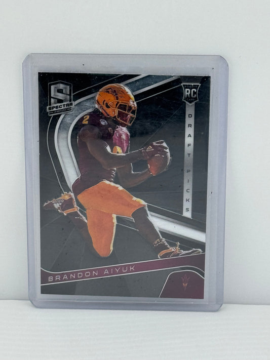 2020 Panini Chronicles Draft Pick Spectra #7 Brandon Aiyuk RC San Francisco 49ers
